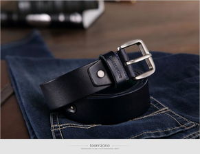 teemzone廷尊新款首發 真皮針扣男士皮帶 時尚商務休閑純牛皮男士腰帶p2231