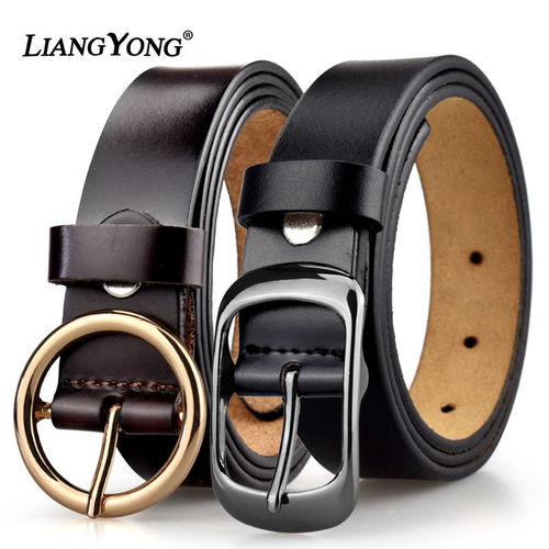liangyong女式真皮褲皮帶女士學生韓版百搭社會潮休閑純牛皮腰帶,一品好特惠