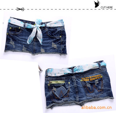 【網店代理代銷批發(fā) 春秋裝新款 批發(fā) 配腰帶 牛仔迷你裙 短裙】價格,廠家,圖片,半身裙,趙凌燕-