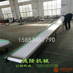 食品級皮帶爬坡輸送機自動化上料機運輸提升機工廠直銷