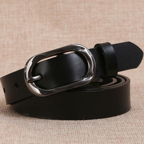 女士真皮細(xì)腰帶 簡約休閑與時尚裝飾的完美融合