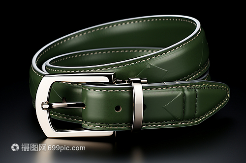 時尚的綠色腰帶 點睛之筆，風(fēng)格宣言
